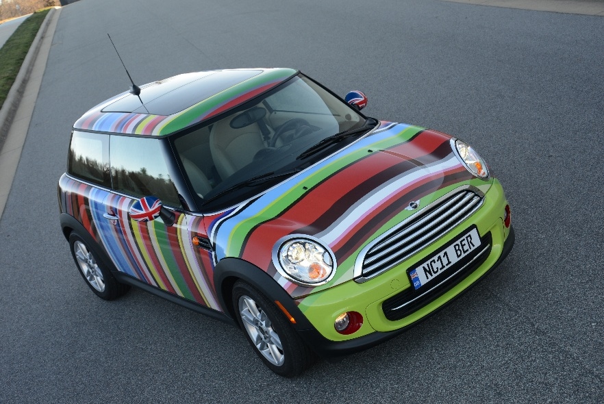 Mini Cooper Vehicle Wrap makes it to Magazine! | Capital Wraps