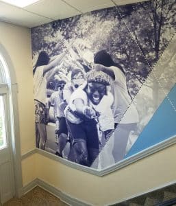 College Wall Mural