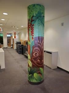 Wall Mural Sales Team Jungle Column