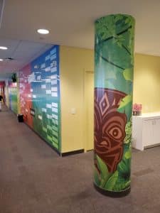 Wall Mural Sales Team Jungle Column