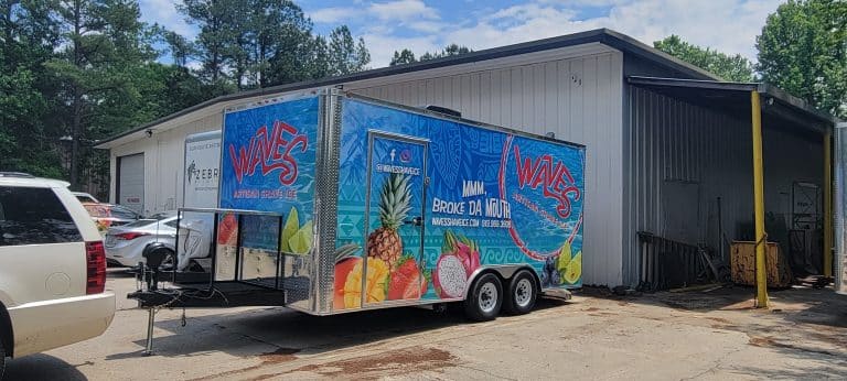 Food Trailer Full Wrap