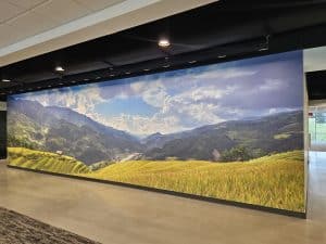 Wall Covering Architectural Film Mountain Scene