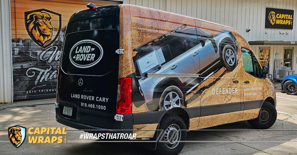 Wrapping Premium Sprinter Case Study: How to Wrap a Service Van for a Luxury Brand (Land Rover ...
