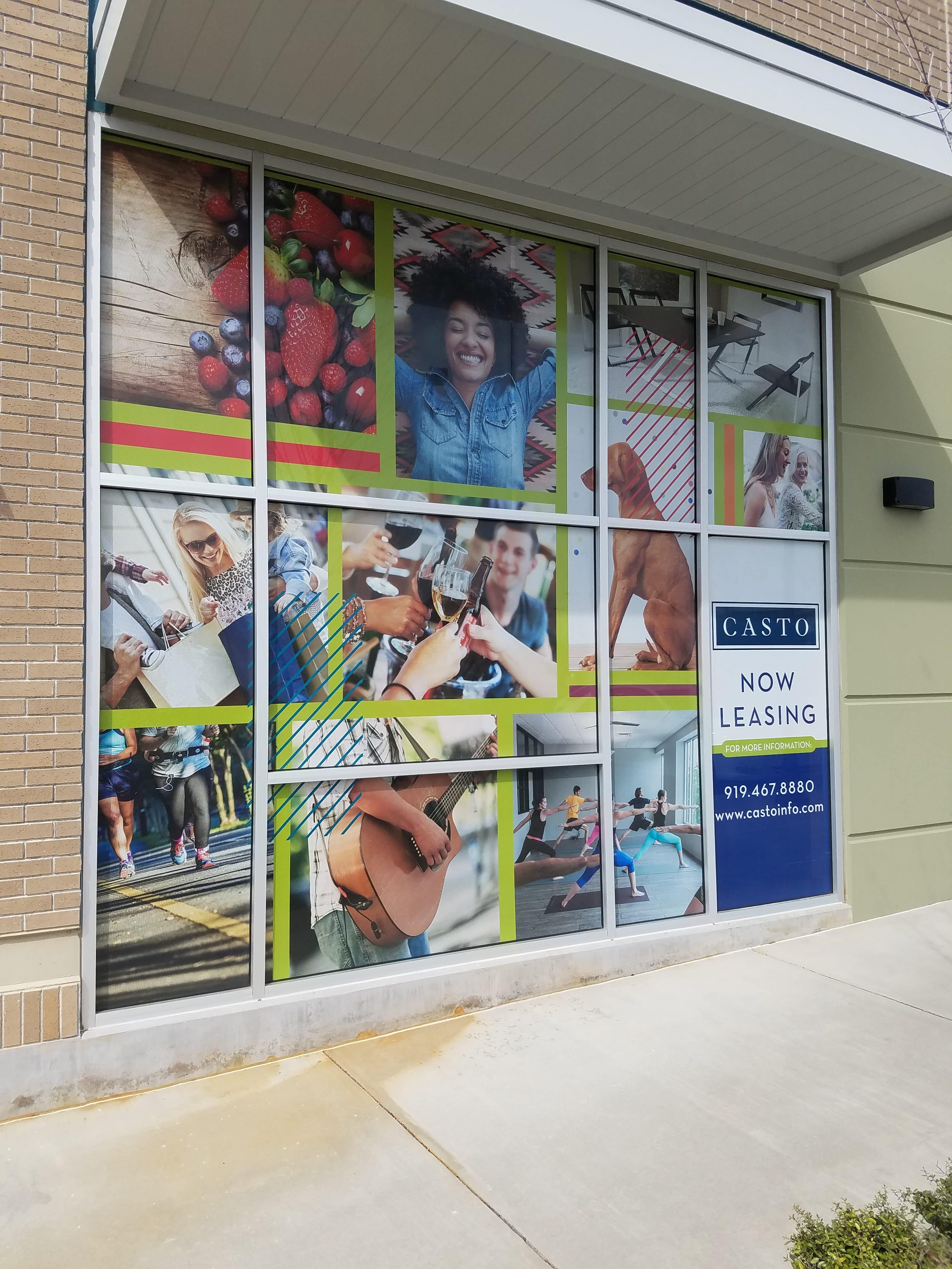 Window Graphics Allstate Storefront Window Graphics in Raleigh | 3M Certified Installers