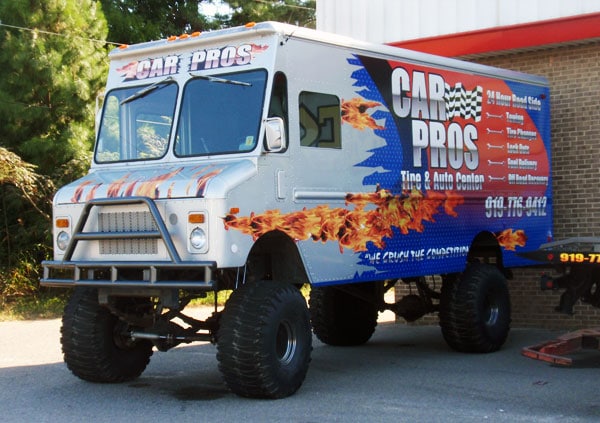 Bread Truck Monster Truck Van Wrap Car Pros 1