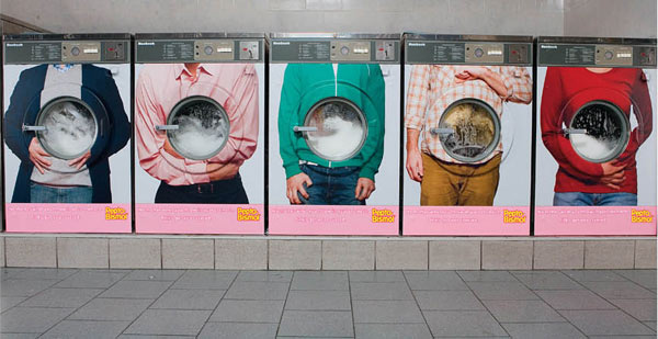 Creative Ads Washing Machine Wraps