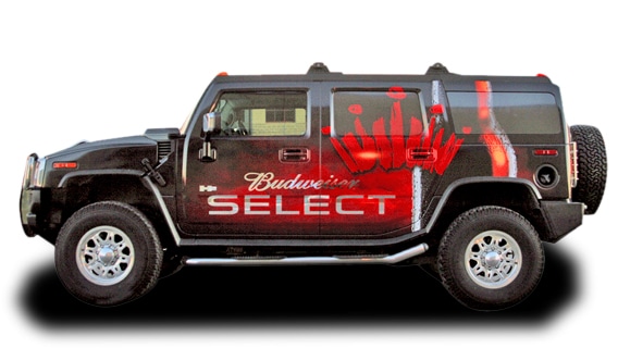 Hummer Budweiser Wrap