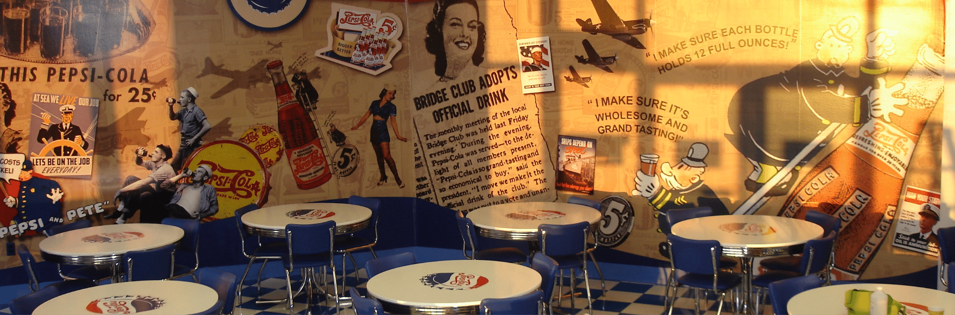 Pepsi Murals With Tables