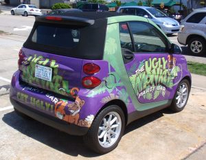 Ugly Monkey Party Smart Car Full Wrap